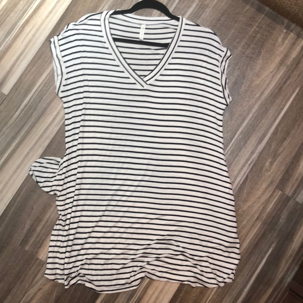 T shirt striped dress